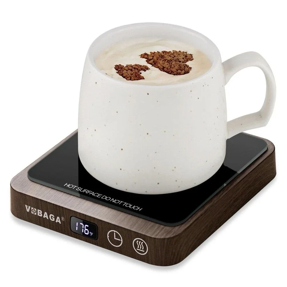 VOBAGA Coffee Mug Warmer & Coffee Warmer for Desk with 5 Temp Settings Displa...